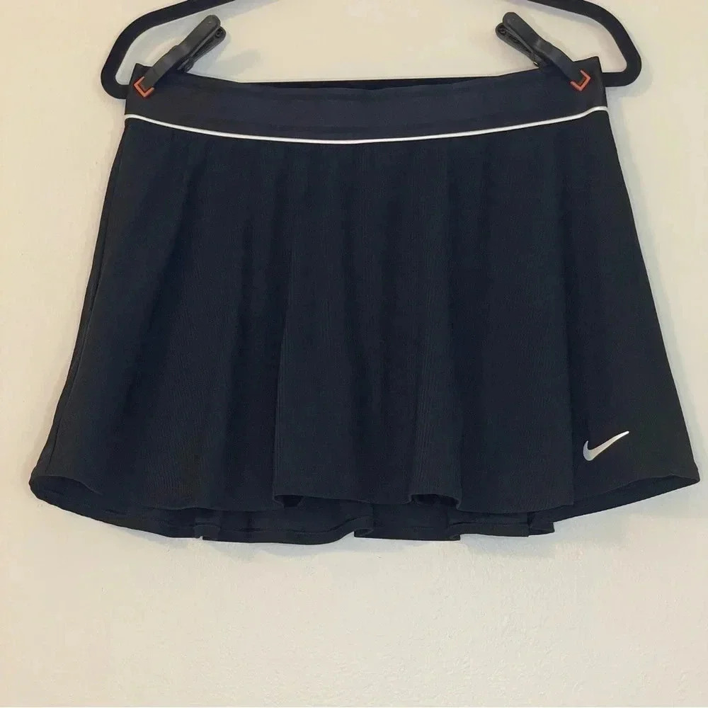 Nike Dri-Fit Black Stretch Athletic Skort Size XL